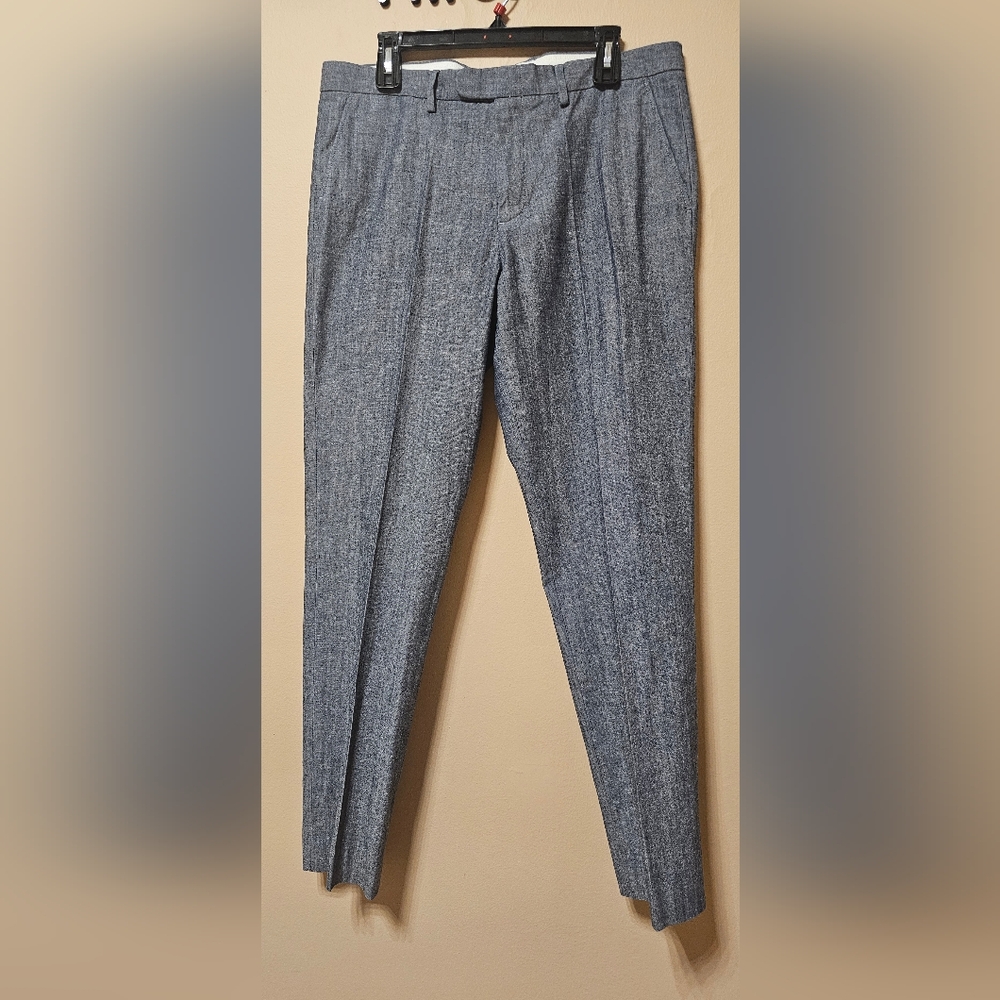 J. Crew Bowery Men's Gray Cone Denim Pants, Sz.34/32
